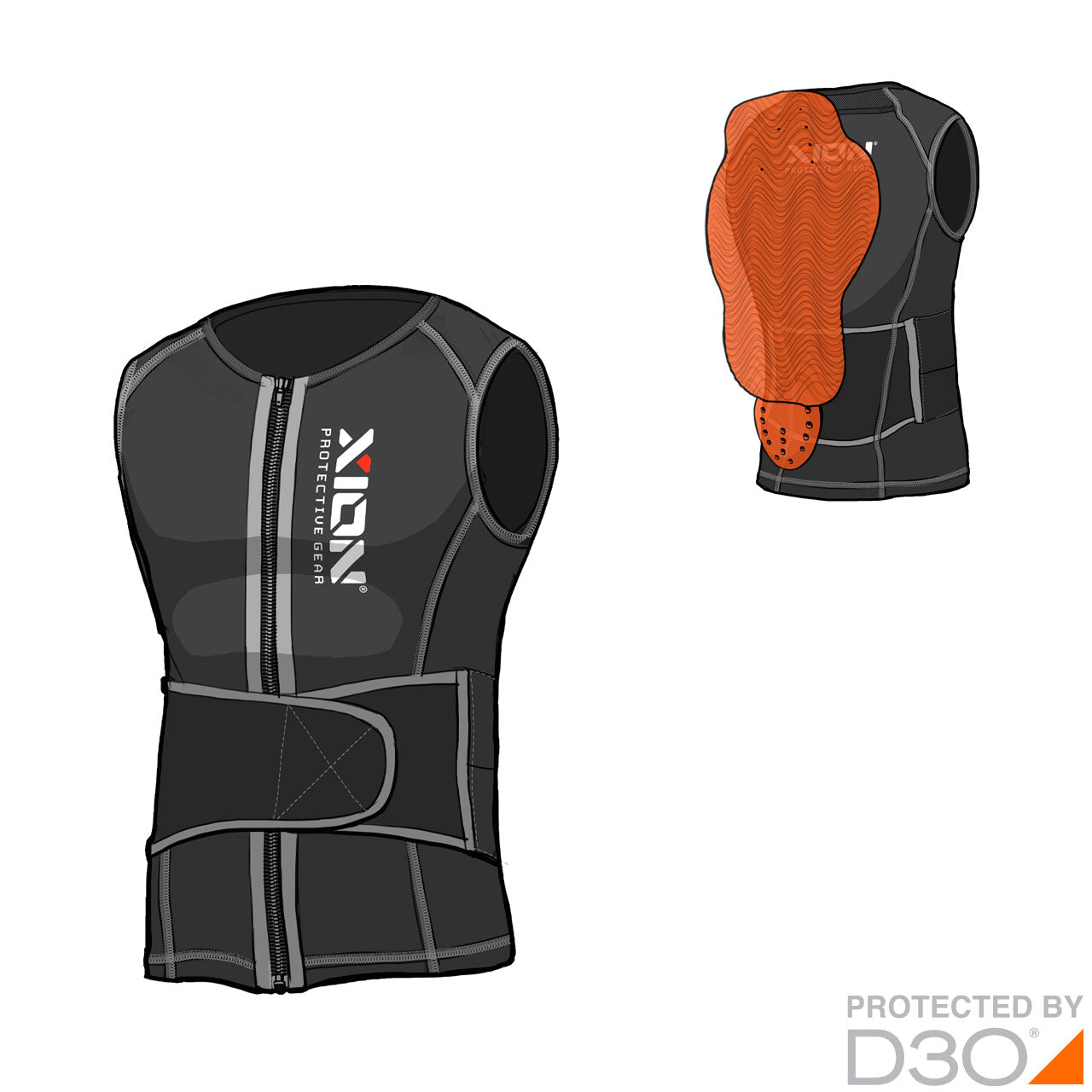 Vest FREERIDE EVO Men 26/27