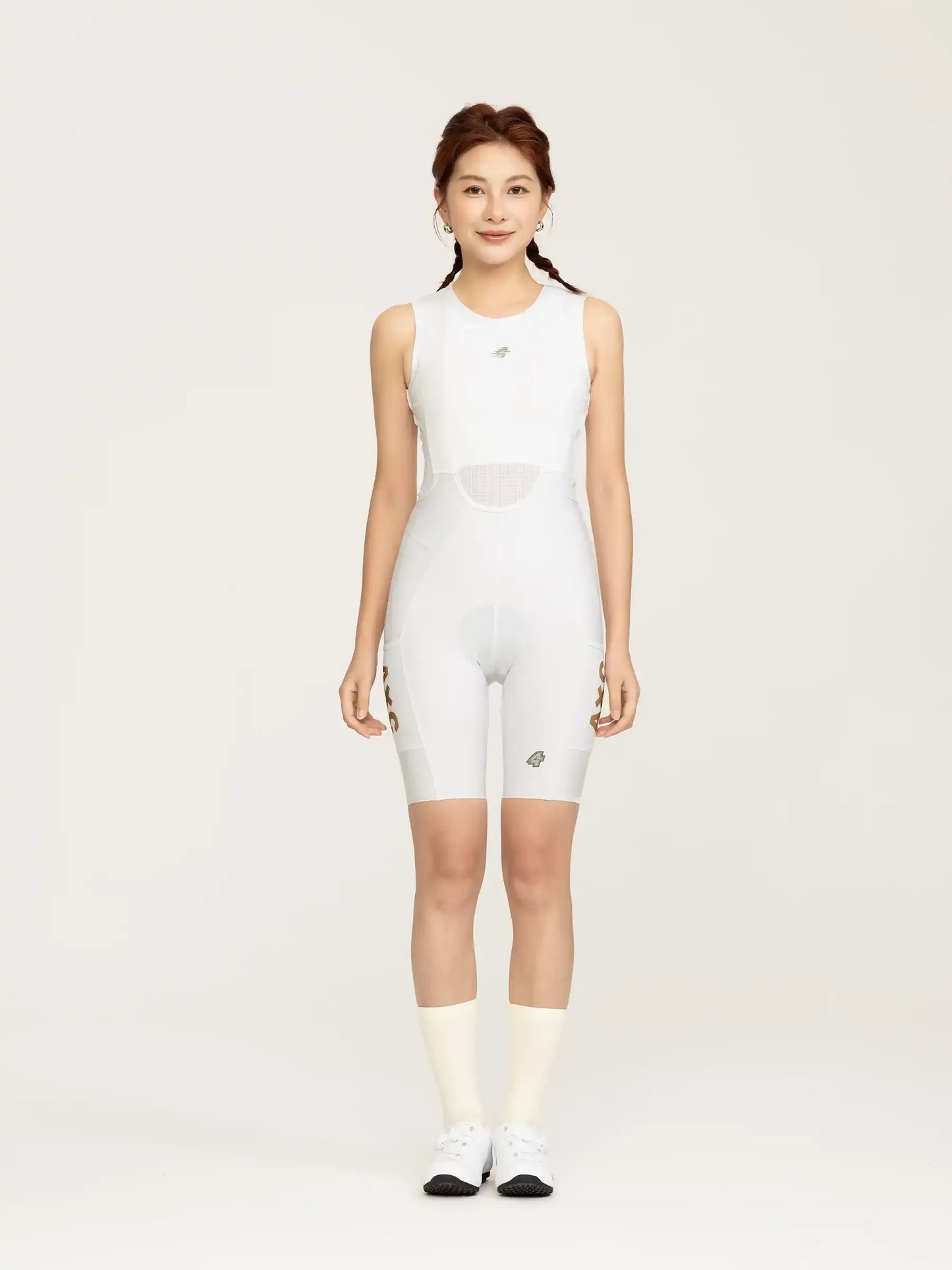 Heart Feather Women Bib Shorts 26/27