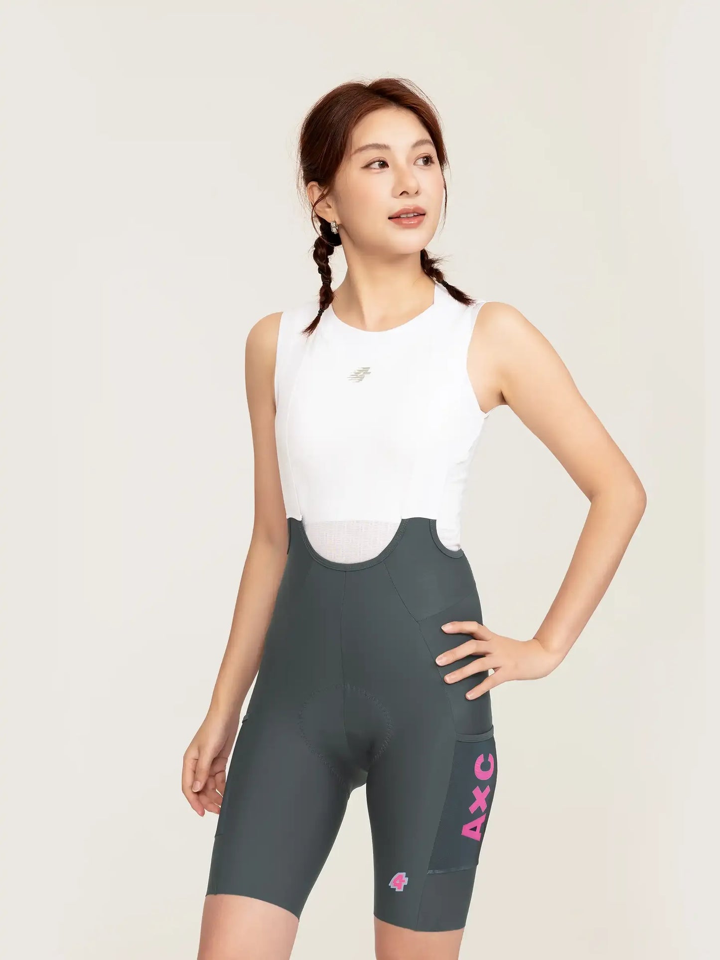Heart Feather Women Bib Shorts 26/27