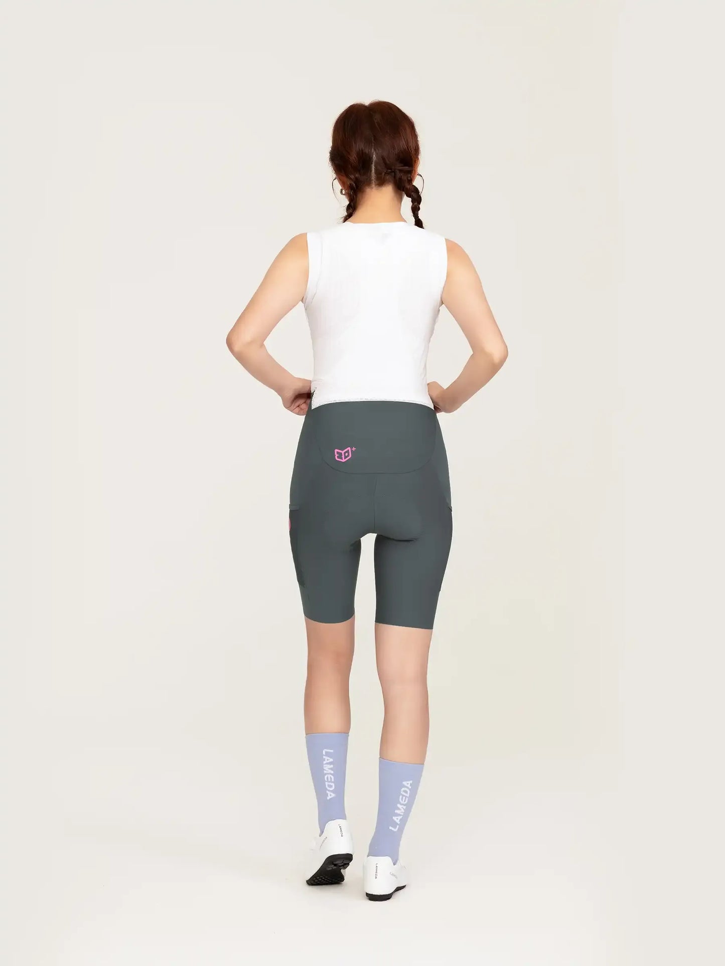 Heart Feather Women Bib Shorts 26/27