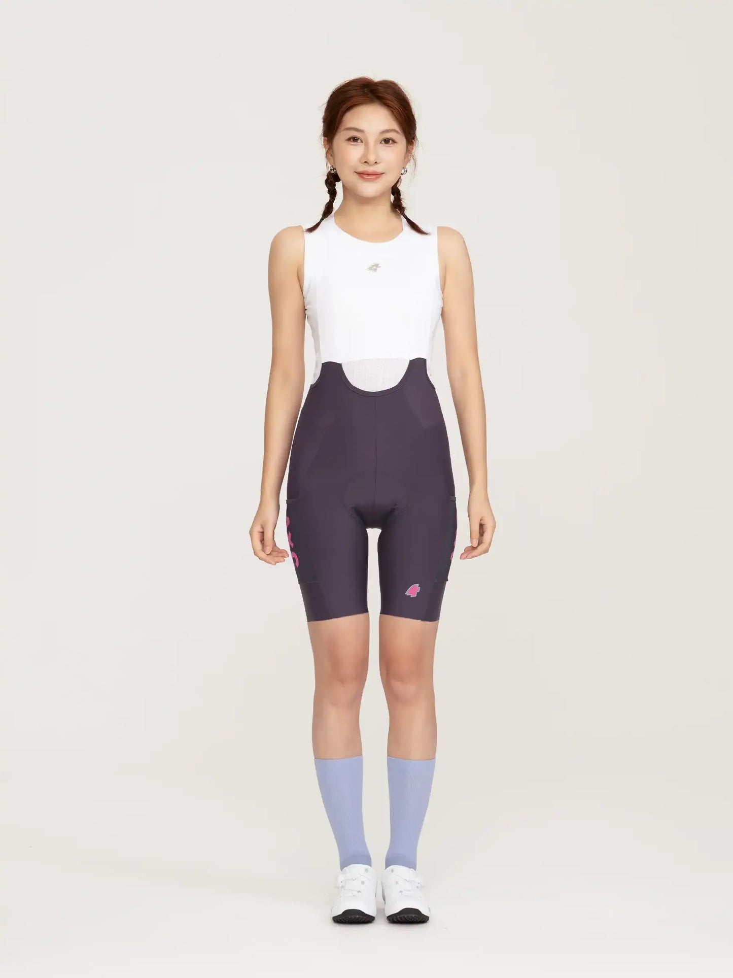 Heart Feather Women Bib Shorts 26/27