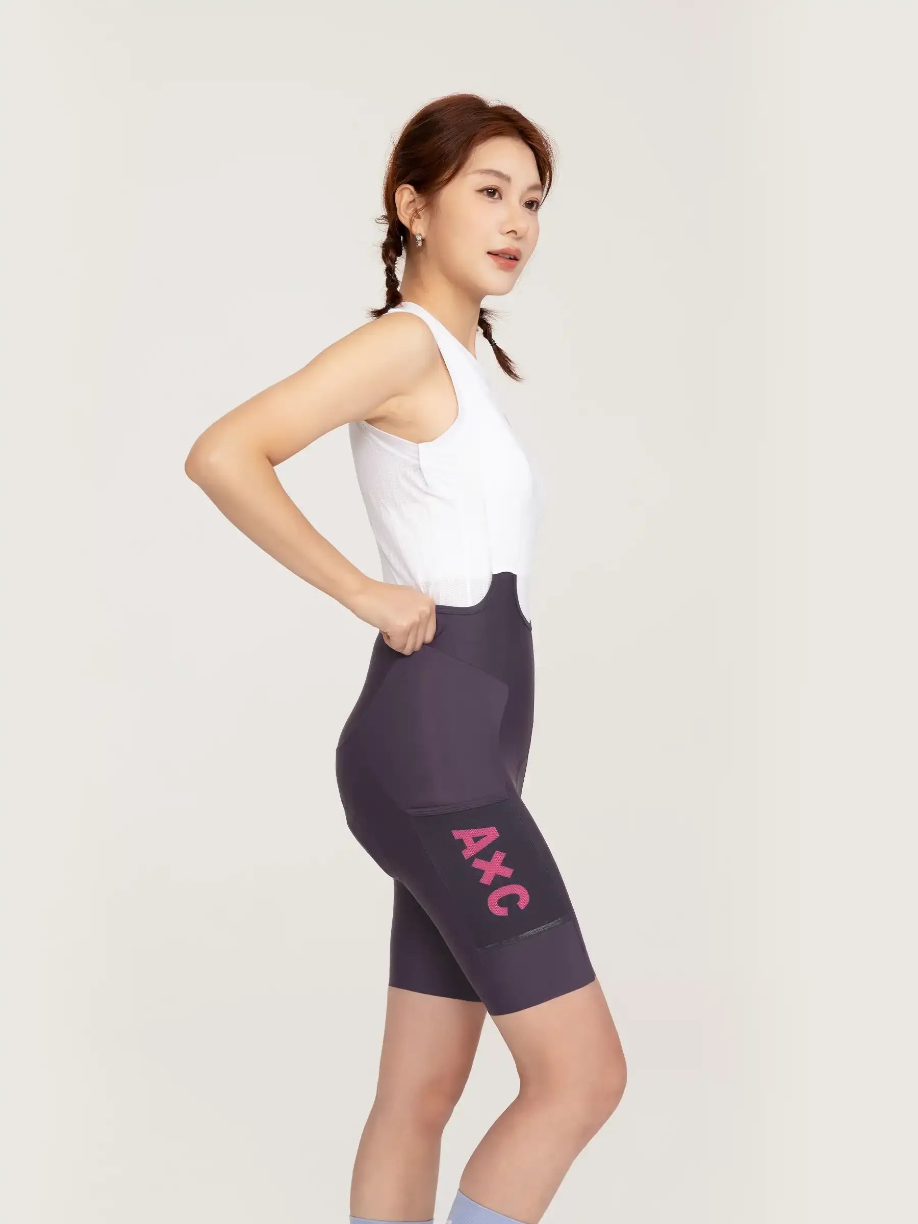 Heart Feather Women Bib Shorts 26/27