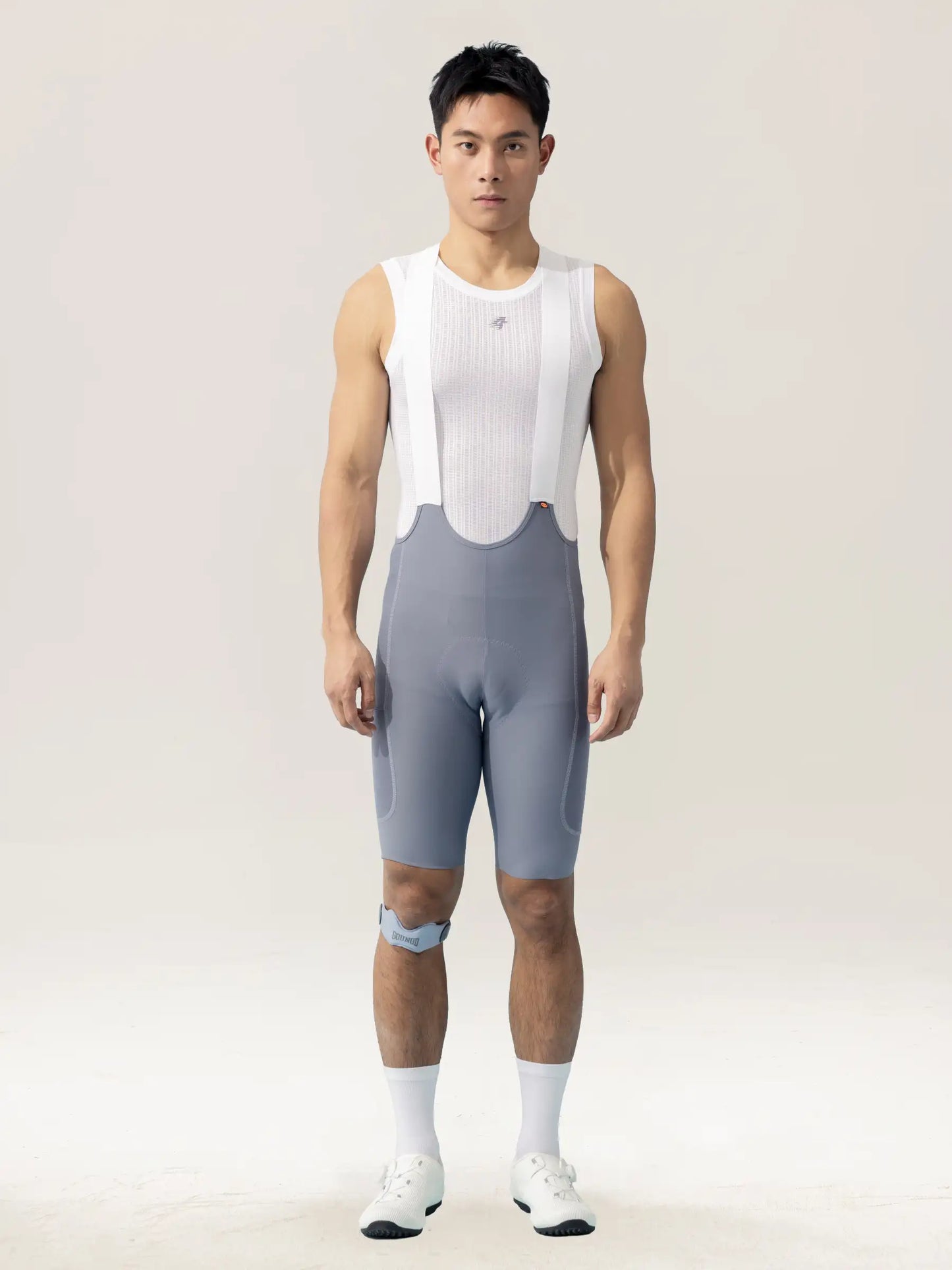 Lameda 21st Anniv. Special Men's Bib Shorts - Gray 26/27