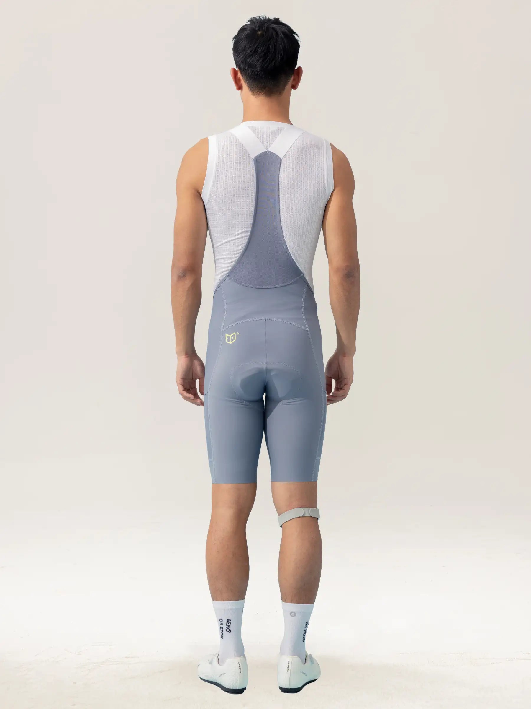 Lameda 21st Anniv. Special Men's Bib Shorts - Gray 26/27