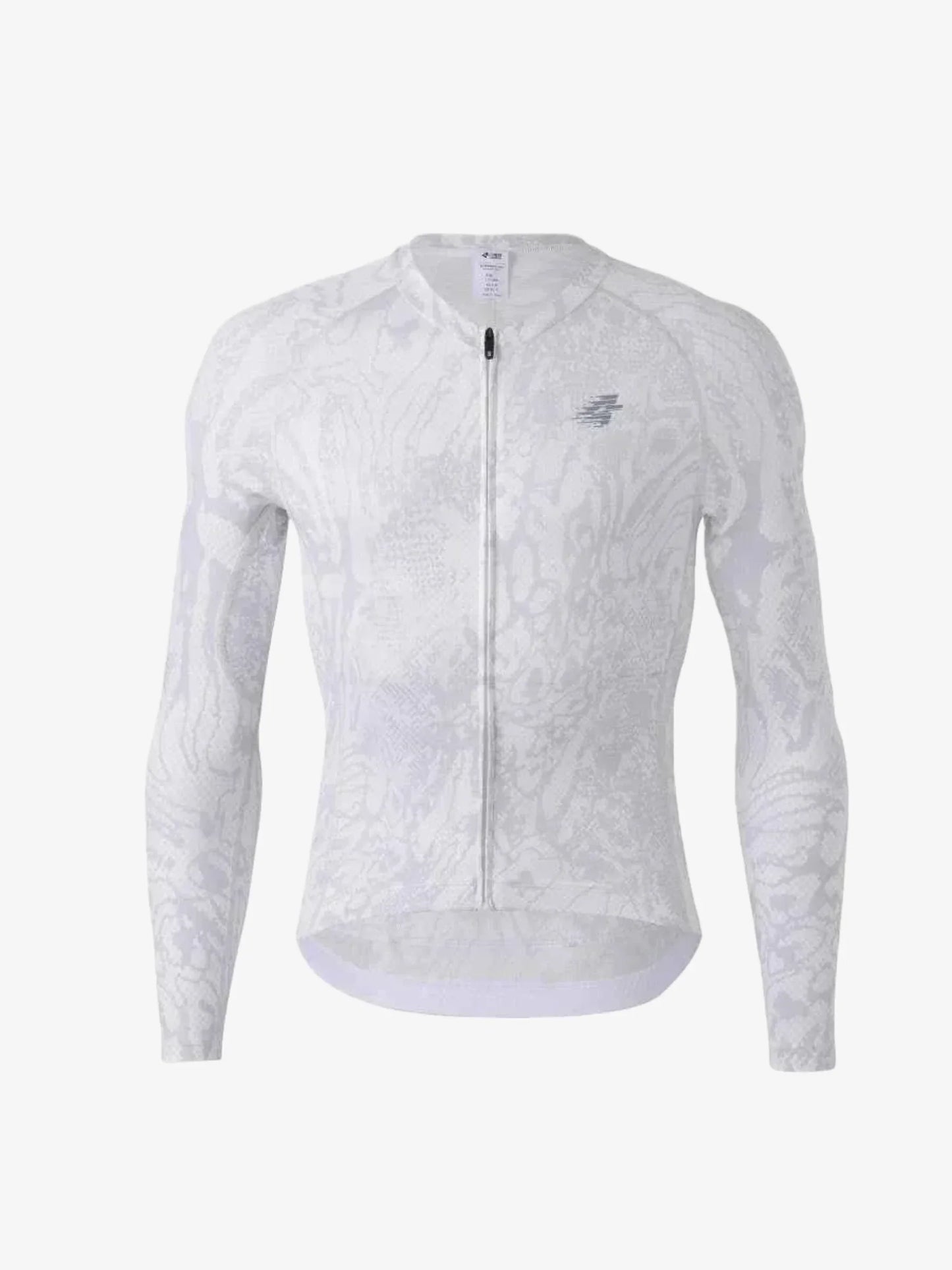 Men's Basic Cycling Jersey LS 2025SSXX590- White Snake 26/27