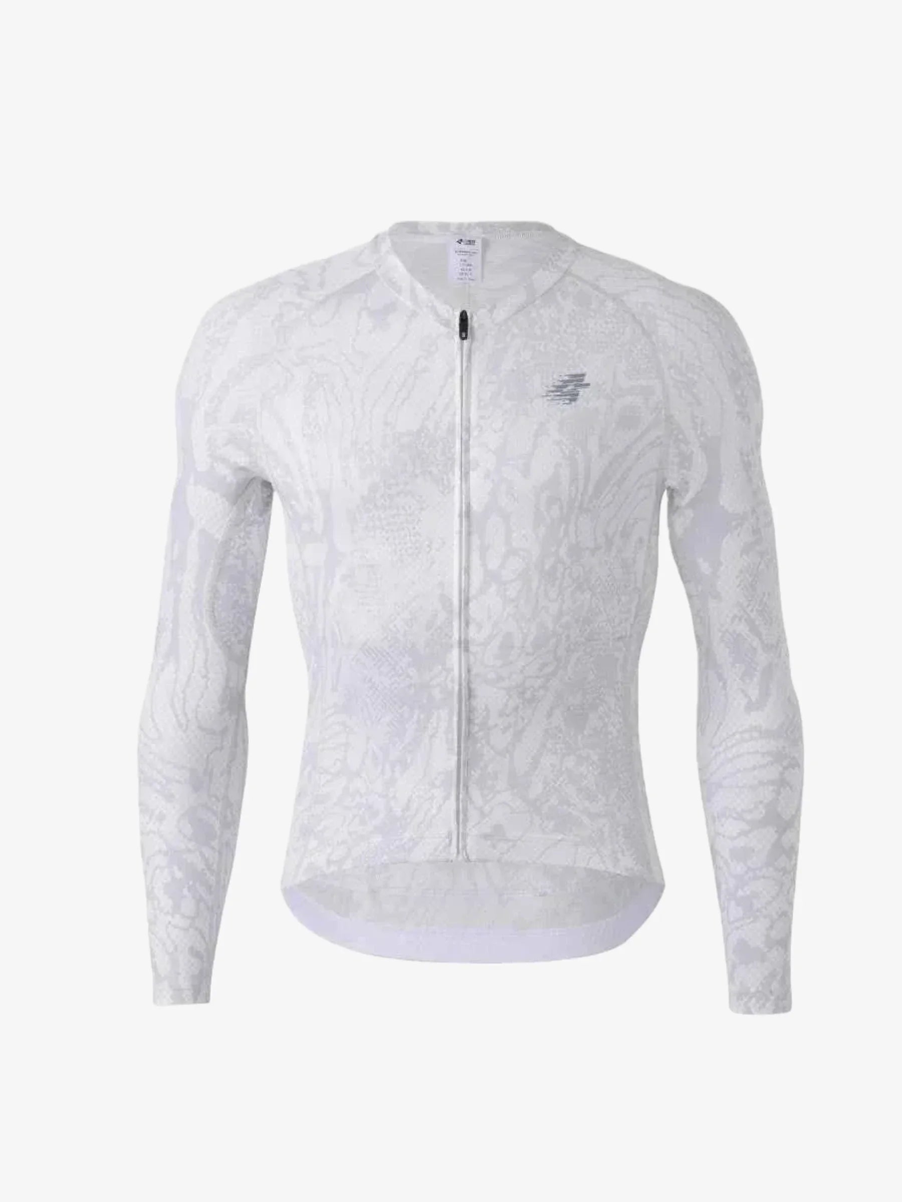 Men's Basic Cycling Jersey LS 2025SSXX590- White Snake 26/27