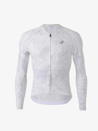 Men's Basic Cycling Jersey LS 2025SSXX590- White Snake 26/27